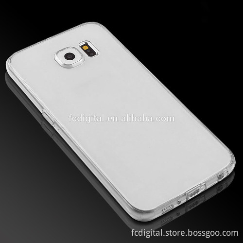 Good Sale 0.3mm Clear Rubber Soft TPU Cover Case For Samsung Galaxy S7 Edge